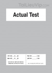 Đề thi thử TOEIC sát đề thi thật 2021 kèm đáp án - Test 5