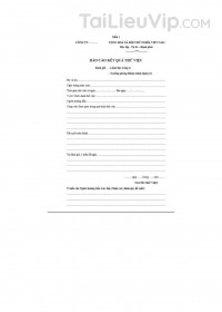 Mẫu báo cáo kết quả thử việc bản PDF