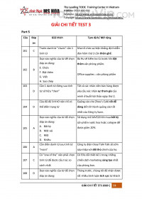 Tổng hợp trọn bộ chữa đề ETS TOEIC 2020 - Giải chi tiết Test 3 ETS 2020