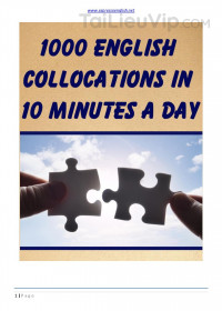 1000 English collocations in 10 minutes a day