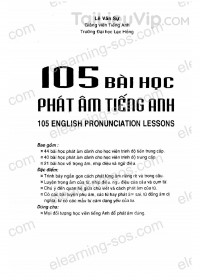 105 bài học phát âm Tếng anh