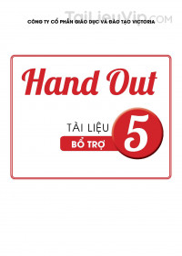 Bài tập Bổ trợ Tiếng Anh 5 (Chương trình mới)