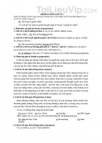 Giới Từ (Preposition) Trong Tiếng Anh toàn diện nhất ( Bài tập Vận dụng + key chi tiết)