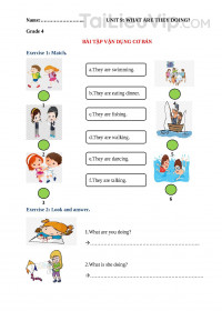Ngữ Pháp và Bài Tập Tiếng Anh 4 Unit 9 (Chương trình mới)