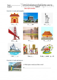 Ngữ Pháp và Bài Tập Tiếng Anh 5 Unit 19 (Chương trình mới)