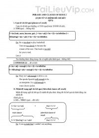 PHRASES AND CLAUSES OF RESULT (CỤM TỪ VÀ MỆNH ĐỀ CHỈ KẾT QUẢ) lý thuyết và bài tập vận dụng cao