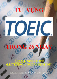 Từ vựng Toeic phần 1 - Nghe hiểu